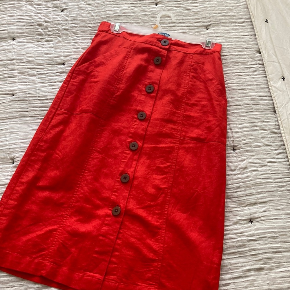 Button down skirt
